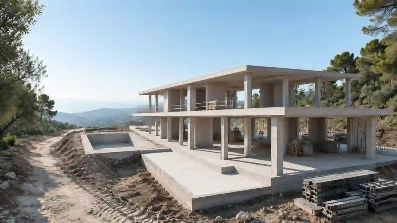 Estructura y forjados de la villa